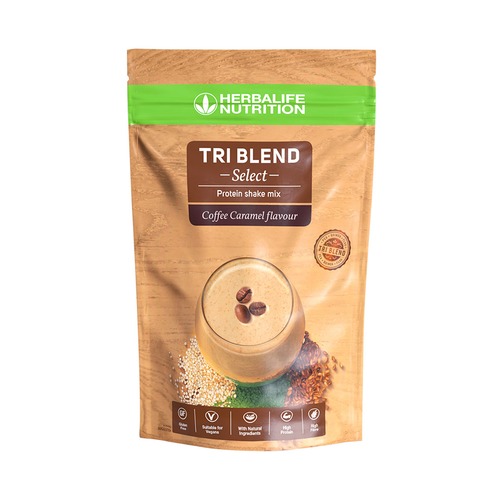 Tri Blend Select preparato proteico solubile in acqua gusto Coffee Caramel 600 gr - Herbalife