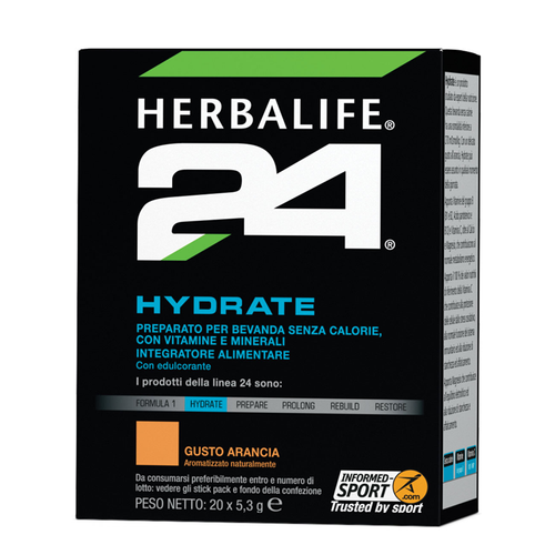 Hydrate gusto arancia 20 bustine - Herbalife