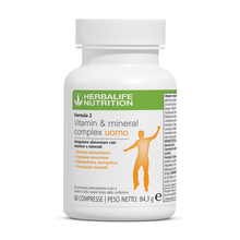 Carica l'immagine nel visualizzatore di Gallery, Formula 2 Multivitaminico Uomo 60 Compresse - Herbalife
