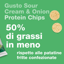 Carica l'immagine nel visualizzatore di Gallery, Patatine proteiche gusto Sour Cream & Onion 10 x 30 g - Happy Healthy Life