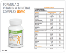Carica l'immagine nel visualizzatore di Gallery, Formula 2 Multivitaminico Uomo 60 Compresse - Herbalife