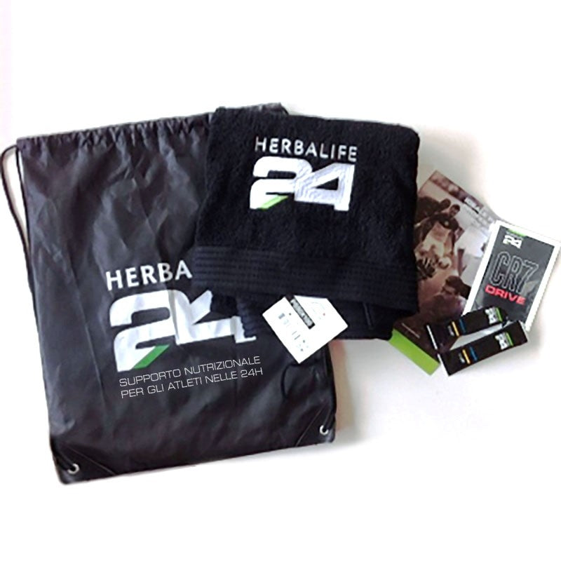 Kit Prova Herbalife24 (Sacca e asciugamano + Hydrate + CR7 Drive)