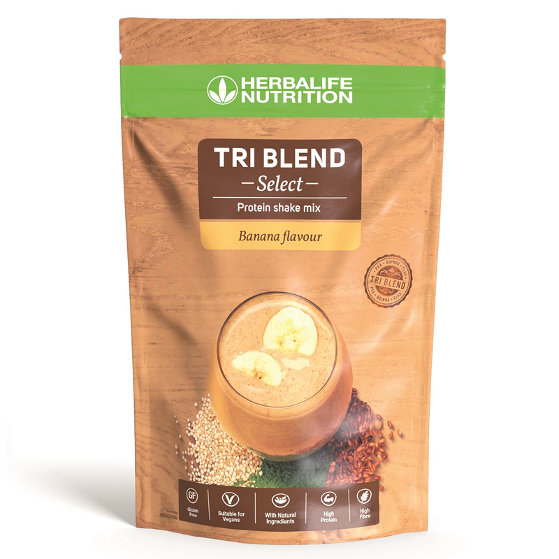 Tri Blend Select preparato proteico solubile in acqua gusto Banana 600 gr - Herbalife