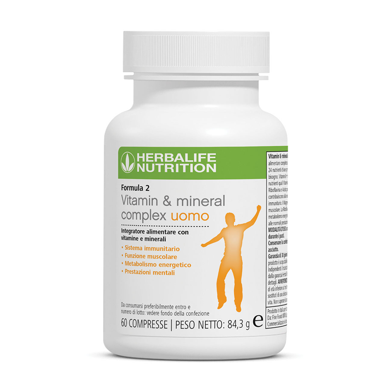 Formula 2 Multivitaminico Uomo 60 Compresse - Herbalife