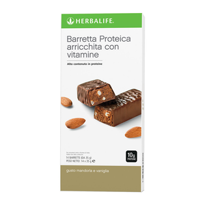 Barrette proteiche gusto Mandorla e Vaniglia 14 barrette - Herbalife