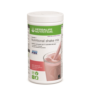 Formula 1 sostituto del pasto Lampone e Cioccolato Bianco Senza Lattosio, Glutine e Soia 500 gr. - Herbalife