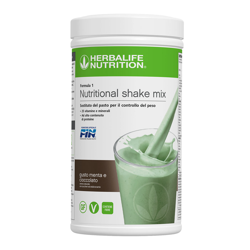 Formula 1 sostituto del pasto Menta e Cioccolato 550 gr. - Herbalife