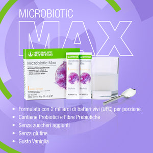 Microbiotic Max Vaniglia 20 bustine