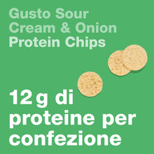 Carica l&#39;immagine nel visualizzatore di Gallery, Patatine proteiche gusto Sour Cream &amp; Onion 10 x 30 g - Happy Healthy Life
