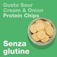 Carica l&#39;immagine nel visualizzatore di Gallery, Patatine proteiche gusto Sour Cream &amp; Onion 10 x 30 g - Happy Healthy Life
