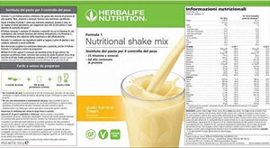 Formula 1 sostituto del pasto Banana Cream 550 gr. - Herbalife