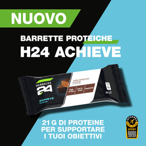 Barrette Proteiche H24 Achieve Dark Chocolate