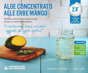 Aloe concentrato alle erbe gusto Mango 473 ml - Herbalife